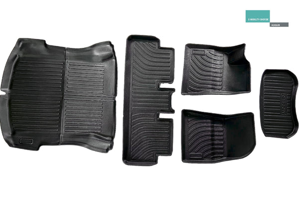 Model 3 Highland 5-piece all-weather mats complete set of floor mats + frunk + trunk