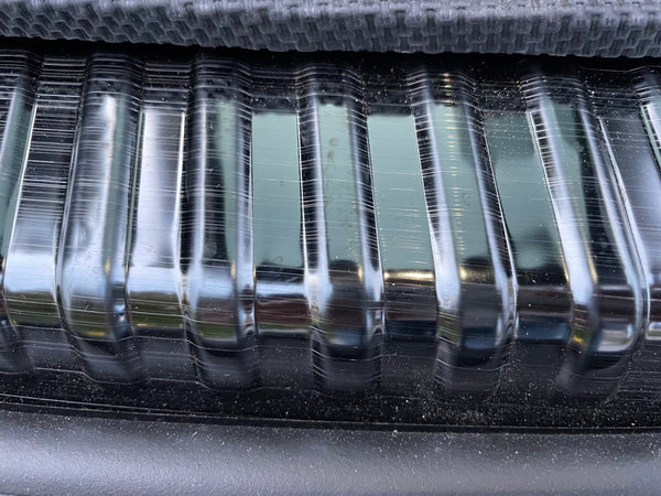 Tesla Model 3 loading sill protection trunk made of aluminum black