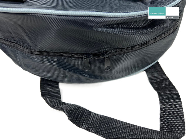 Type 2 charging cable bag round with logo - E-Mobility Shop