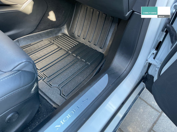 Tesla Model S all-weather floor mat set 3 pieces - until 2020
