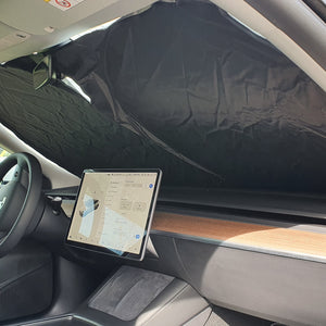 Privacy Shield / Sonnenschutz für Tesla Model 3 - Windschutzscheibe - Einteilig, E-Mobility Shop