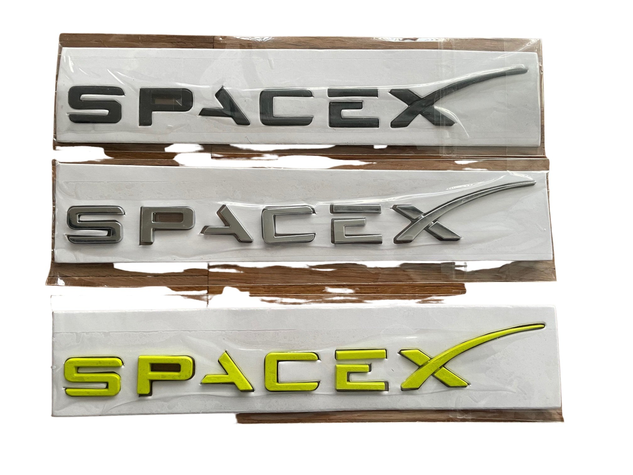 SPACE X logo for the car available in three colors – E-Mobility Shop