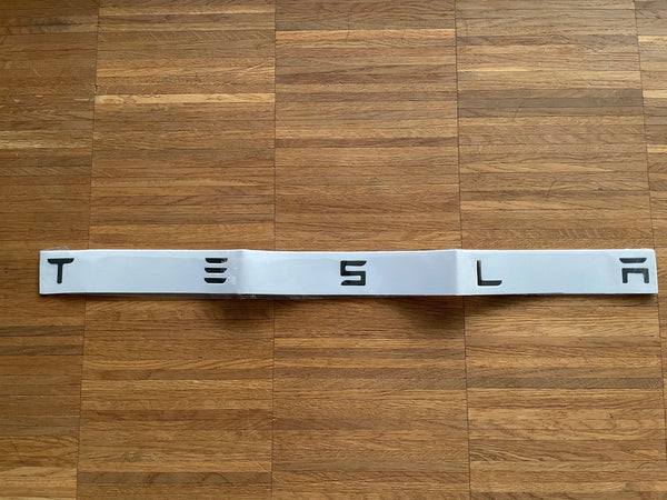 TESLA lettering for Tesla Model 3 and Y