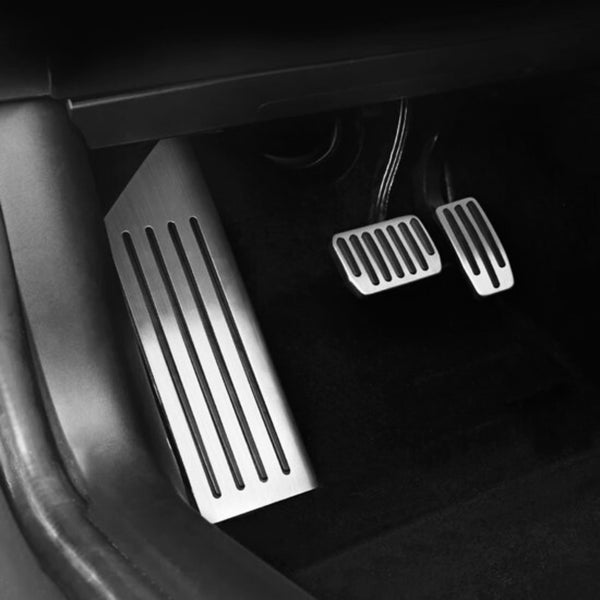 Juego de almohadillas para pedales Tesla Model 3 Performance de acero inoxidable de 3 piezas, Model 3 2021