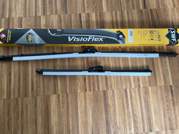 SWF VisioFlex 119 469 - Escobillas de limpiaparabrisas para Tesla Model S - 1 par de limpiaparabrisas, limpiaparabrisas