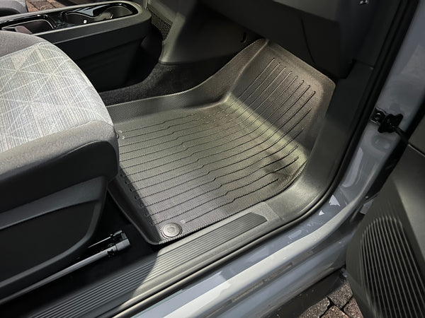 VW ID.3 floor mat set - 3 pieces - waterproof all-weather mats - rubber mats