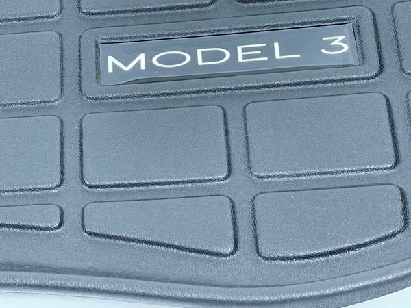 Tesla Model 3 Refresh 2021-2023 Frunk Mat Small - Rectangle Design