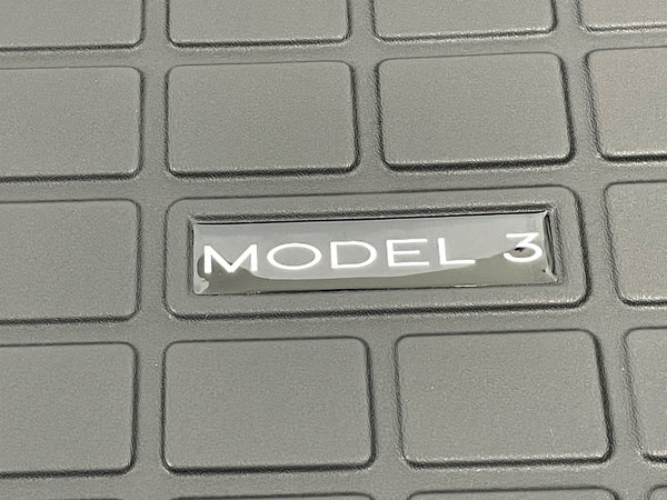 Tesla Model 3 Refresh 2021-2023 Frunk Mat Small - Rectangle Design