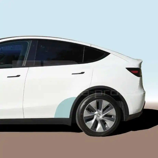 Película protectora Tesla Model Y - juego de 2, umbrales traseros - Película protectora de pintura PPF