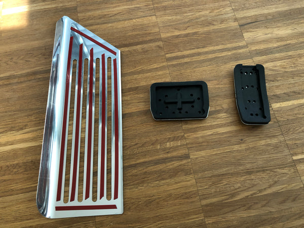 Juego de almohadillas para pedales Tesla Model 3 Performance de acero inoxidable de 3 piezas, Model 3 2021
