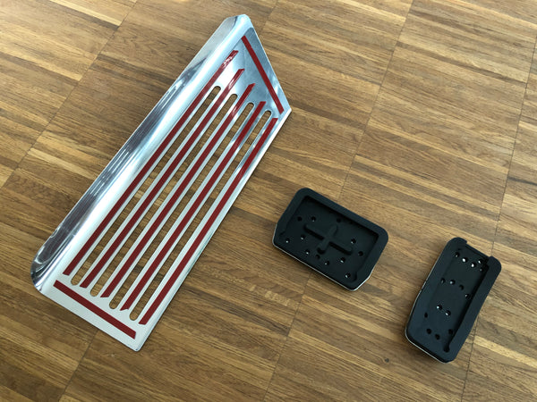 Juego de almohadillas para pedales Tesla Model 3 Performance de acero inoxidable de 3 piezas, Model 3 2021