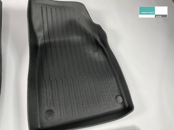 VW ID.3 floor mat set - 3 pieces - waterproof all-weather mats - rubber mats