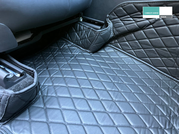Tesla Model Y Floor Mat Set - Vegan Leather - 3 piece set