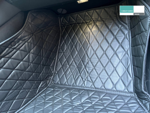 Tesla Model Y Floor Mat Set - Vegan Leather - 3 piece set
