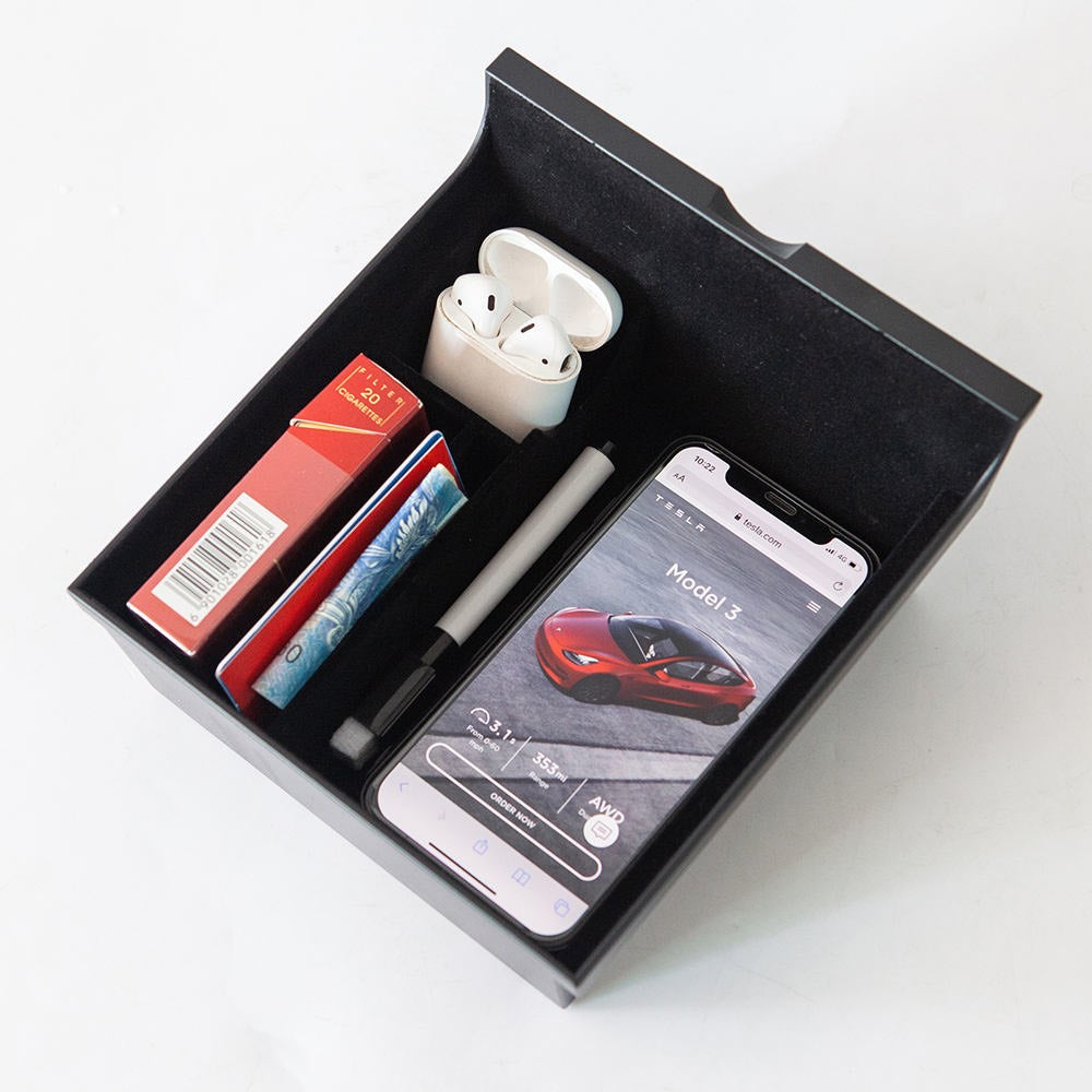 Organizer for the center console of Tesla Model 3 and Model Y - 2021 / –  E-Mobility Shop