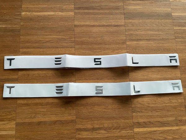 Letras TESLA para Tesla Model 3 e Y