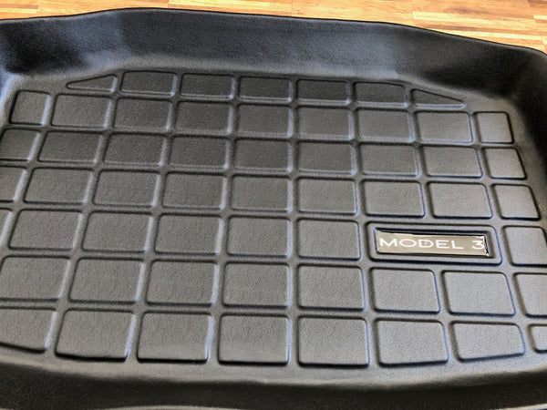 Tesla Model 3 Kabelfach-Matte - Rechteckdesign