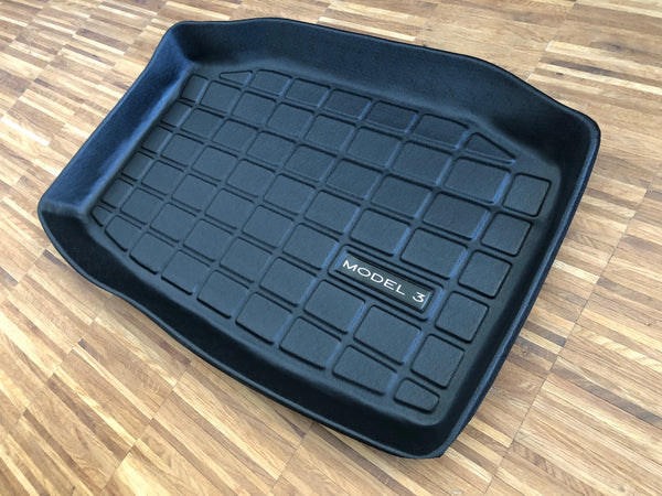 Tesla Model 3 Kabelfach-Matte - Rechteckdesign