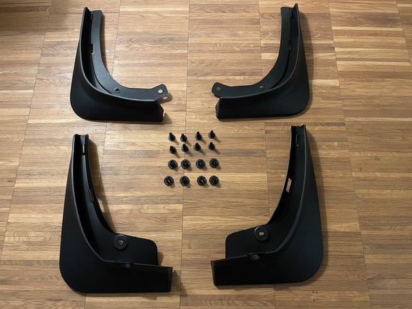 Tesla Model Y dirt deflectors - mud flaps - 4-piece set