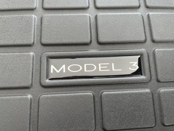 Tesla Model 3 Refresh 2021-2023 Frunk Mat Small - Rectangle Design