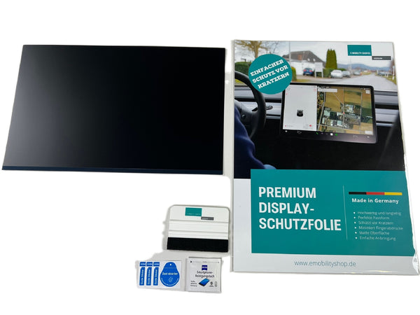 Tesla Model S und X ab 2023 - Bildschirm-Schutzfolie - Matt - Display vorne