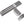 Tesla Model S and X Performance pedal pad set, stainless steel, 3 pieces