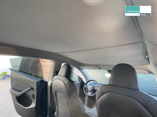 Tesla Model Y sun protection element - Two-part sun protection element