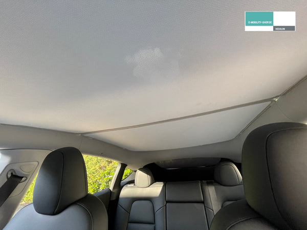 Tesla Model Y sun protection element - Two-part sun protection element