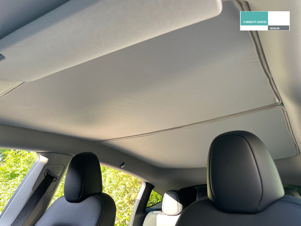 Tesla Model Y sun protection element - Two-part sun protection element
