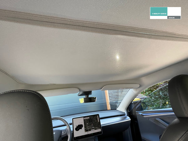 Tesla Model Y sun protection element - Two-part sun protection element