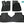 VW ID.3 floor mat set - 3 pieces - waterproof all-weather mats - rubber mats